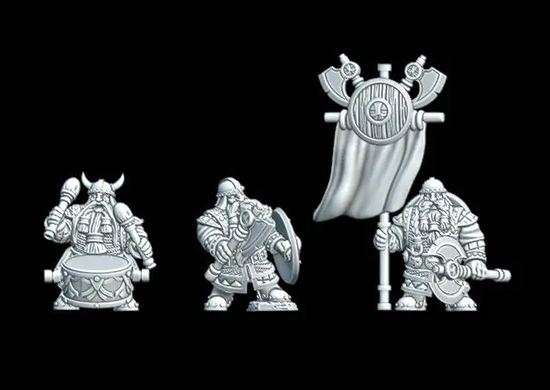 Guerrier nain command pack