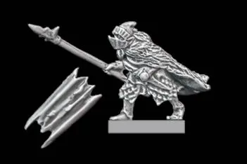 Black shield Lance