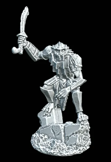 Capitaine goblin en armure