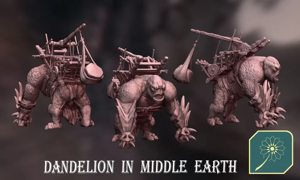 Gundabad Troll catapulte