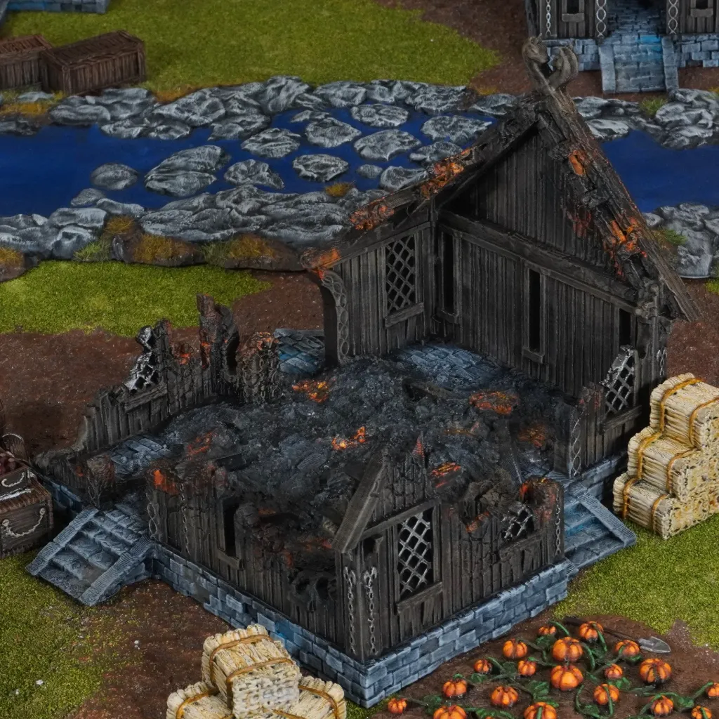 Maison des marchands en ruine