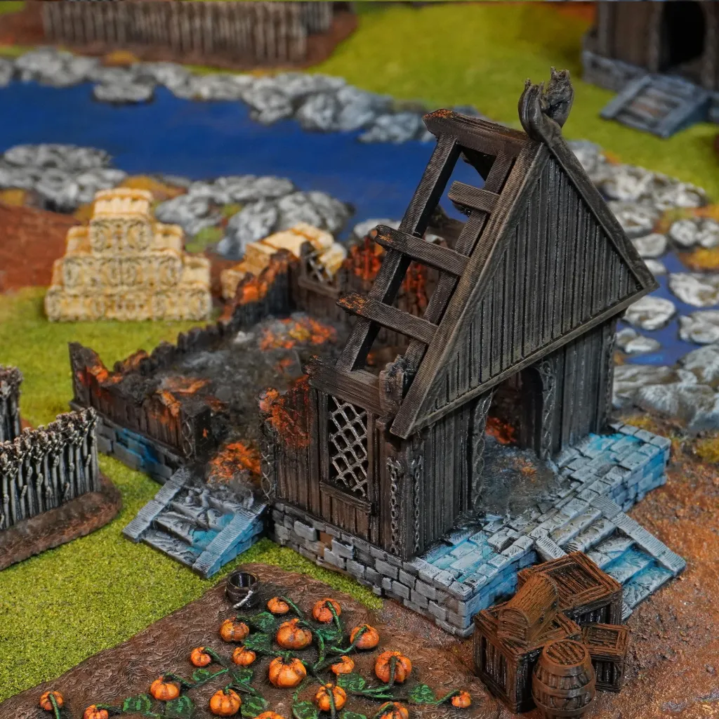 Maison des guerriers en ruine