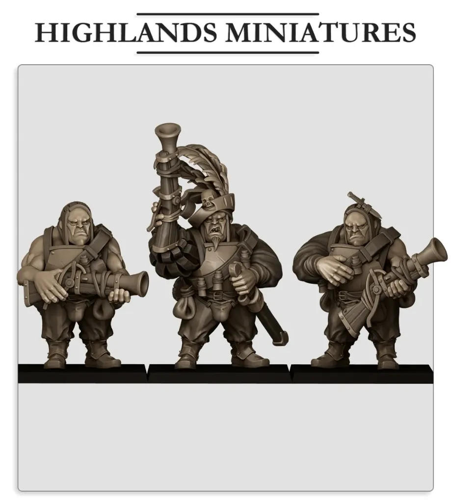 Ogres avec Blunderbuss