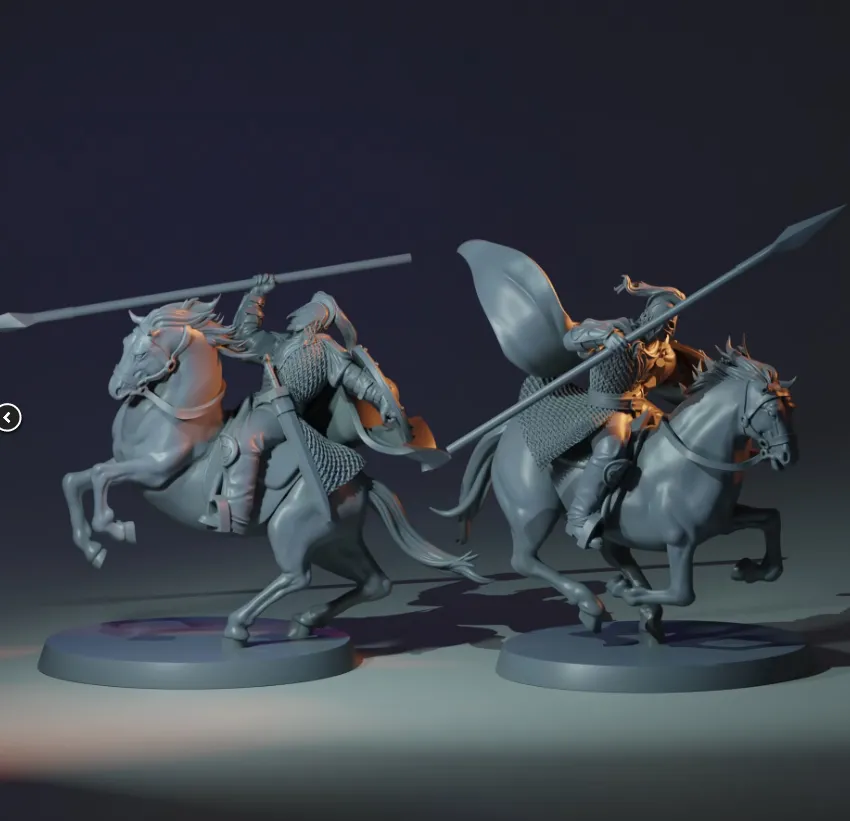 Gardes royaux (monté lance) 2
