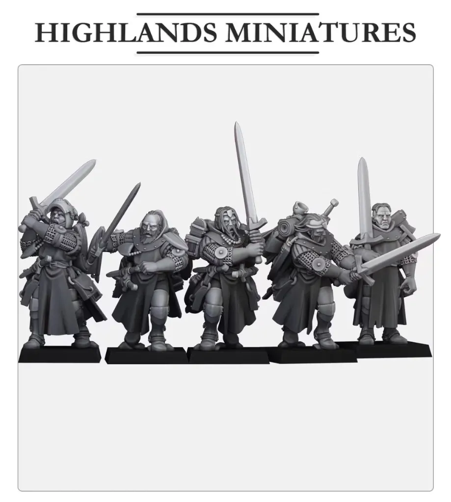 Chevaliers de quête à pied