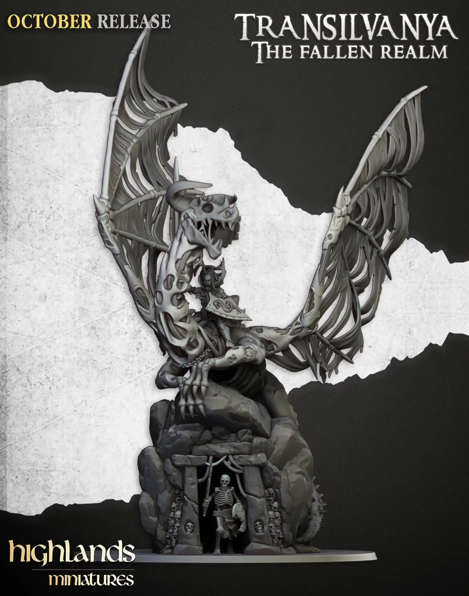 La dame vampire sur dragon zombie