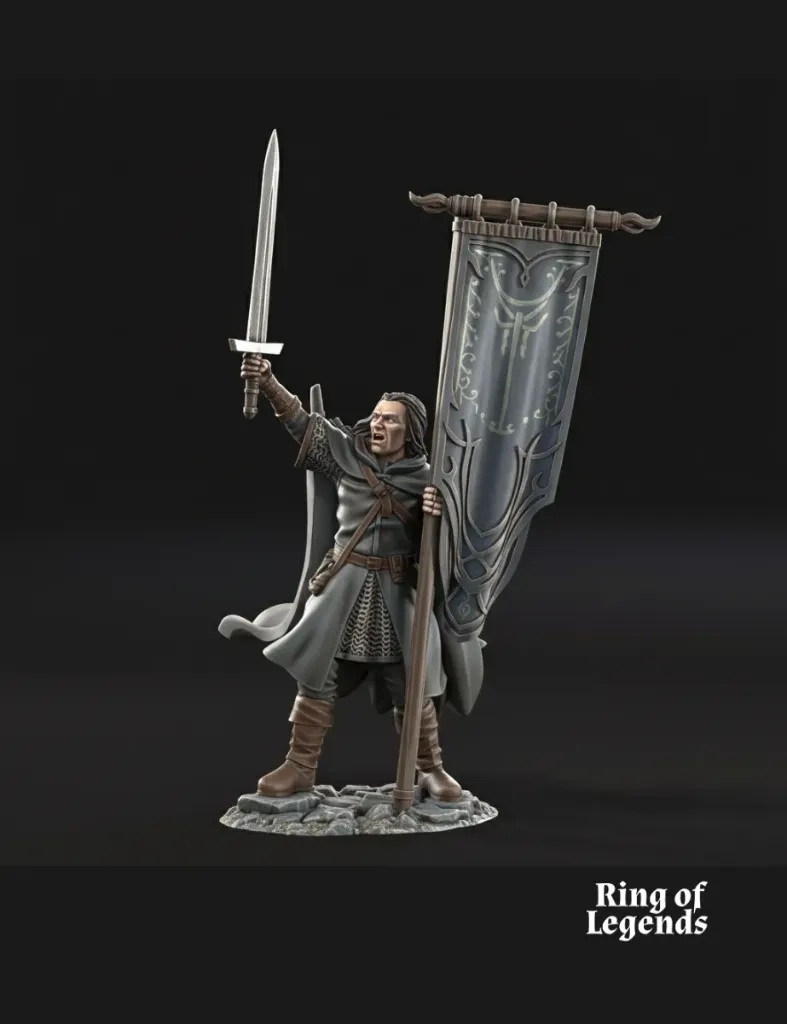 Halbarad avec bannière 2