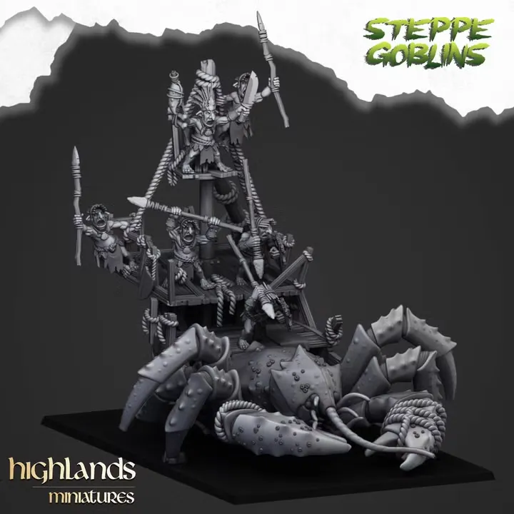 Goblins monté sur crabe géant
