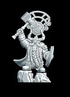 Roi nain avec pierre de serment