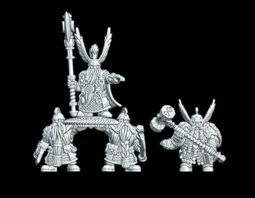 Seigneurs nains avec porteurs de boucliers 2